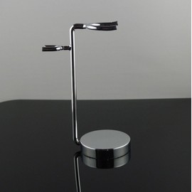 Stainless Shaving Brush Razor Stand by Frank Shaving