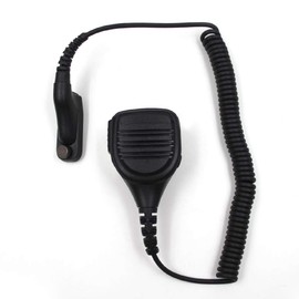 (2-Pack) Speaker Mic with Reinforced Cable Replacement for Motorola Radios MOTOTRBO APX1000 APX4000 APX6000 APX7000 APX8000 XPR6350 6550 7350 7550 6300 6380 6500 6580 DP 3400 3600 Shoulder Microphone