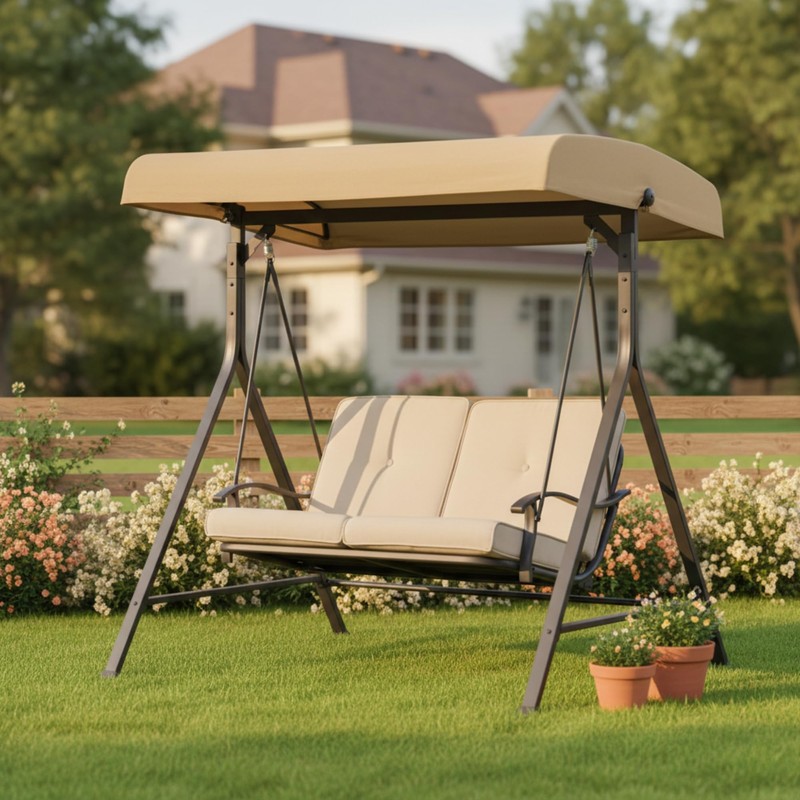 Garden Winds Durable 350 Replacement Canopy Top Compatible with Belden