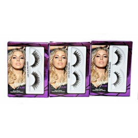 Wet n Wild Fergie Fringe Signature Faux Eye Lashes GLAM (3 Glam Sets)
