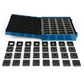 TEMCo TH0415 32-Pair Die Set for the TH0005 Hydraulic Cable Lug Crimper (Work with TH0400 Crimper)