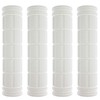 Kasteco 2 Pairs Bicycle Handle Bar Grips Mushroom Grips for