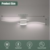 Espird 23inch Led Bathroom Vanity Light Bar, Brushed Nickel 5CCT