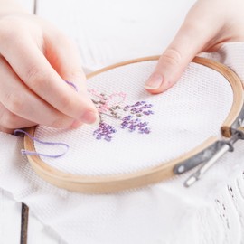 Essentials By Leisure Arts Aida Cloth, 14 Count, 15" x 18", Oatmeal Cross Stitch Fabric for Embroidery, Cross Stitch, Machine Embroidery and Needlepoint