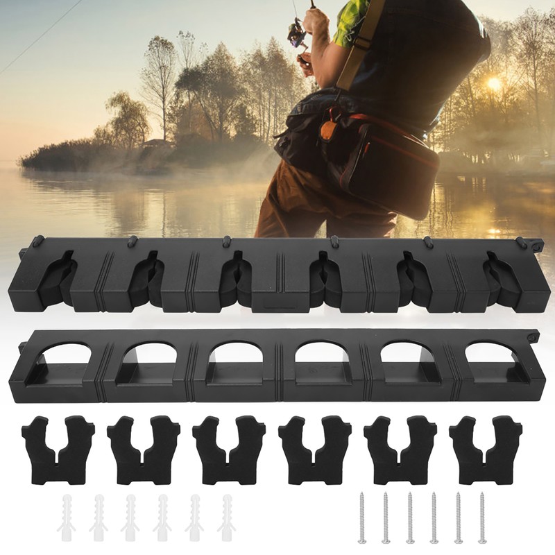 ABS Plastic Fishing Pole Rod Display Stand Fixing Storage Bracket