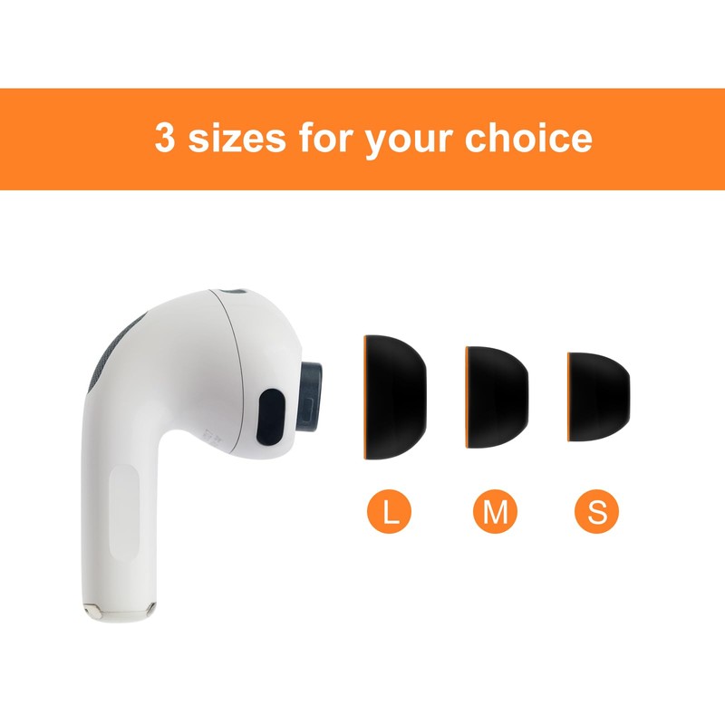 Klowcok Replacement Foam Ear Tips for AirPods Pro 3 Silicone