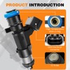 6 Pcs Fuel Injectors Set FIT Nissan Frontier Xterra Pathfinder