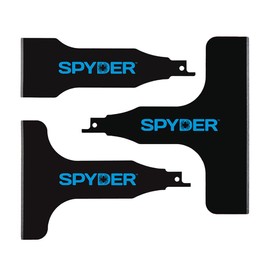 Spyder Scraper 00243 Scraping Tool Attachment for Reciprocating Saws, Black, Multi-Pack