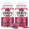 Hovika Iron Grape Flavored Gummies 60 tablets 2pcs 1 set / Hovika 철분 포도맛 구미 60정 2개 1세트