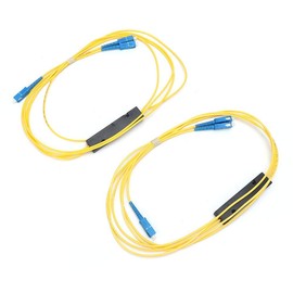 Vikye Divisor de fibra óptica, 2 piezas, 1x2, Baja pérdida de inserción 3.8dB.MAX, Uniformidad del canal 0.6dB.MAX, Temperatura entre -40~85