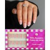 16 tamaños de uñas postizas ovaladas cortas, redondas cortas con