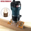Aluminum Alloy Trimming Machine Cover with Clear Cover, Slot Plate