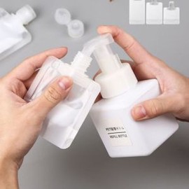 Prezidan empty bottle tube container portable cosmetics transparent pouch refill travel bin shampoo skin care / 프레지당 공병 튜브 용기 휴대용 화장품 투명 파우치 리필 여행용빈 샴푸 스킨