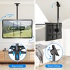 Rfiver Ceiling TV Mount for 32-65 Inch Flat/Curved TVs Support