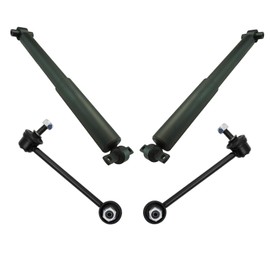 TRQ Rear Suspension Kit Shock Absorber Sway Bar Stabilizer Link Compatible with 2009-2015 Honda Pilot