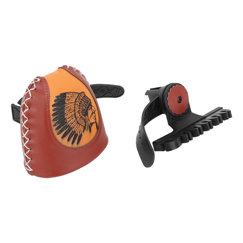 Leather Arrow Quiver Box Quick Release 6 Arrows Archery Quiver