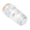 100X Achromatic Microscope Objective Lens High Magnification 20.2mm Interface Thread
