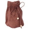 Jute Bag with Base Large Brown