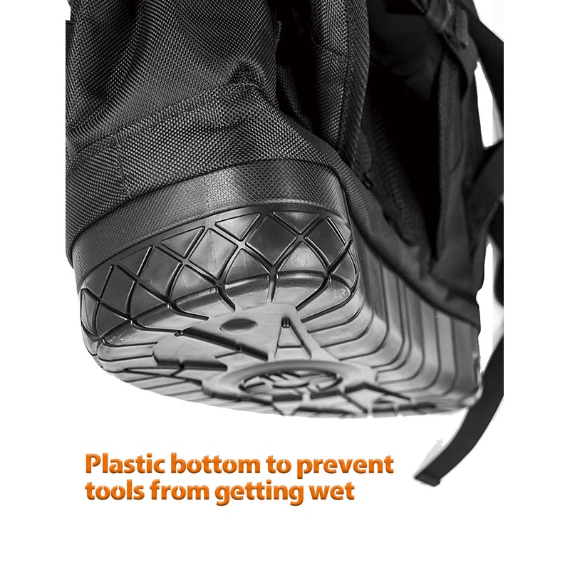 ROLLINGDOG Painter Backpack - Heavy Duty Multifunctional Tool Backpack Fits