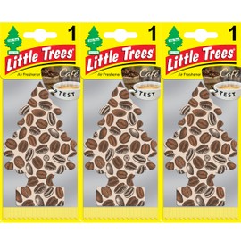 Little Trees Air Freshener Tree LTZ089 Cafe Fragrance For Car Home Boat Caravan - Triple Pack