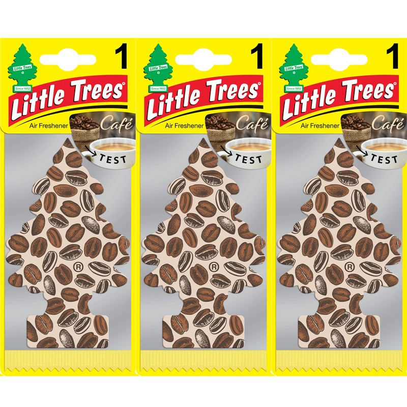 Little Trees Air Freshener Tree LTZ089 Cafe Fragrance For Car