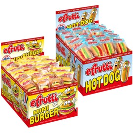 E Frutti Gummy Hamburger and Hot Dog Variety Pack of 120