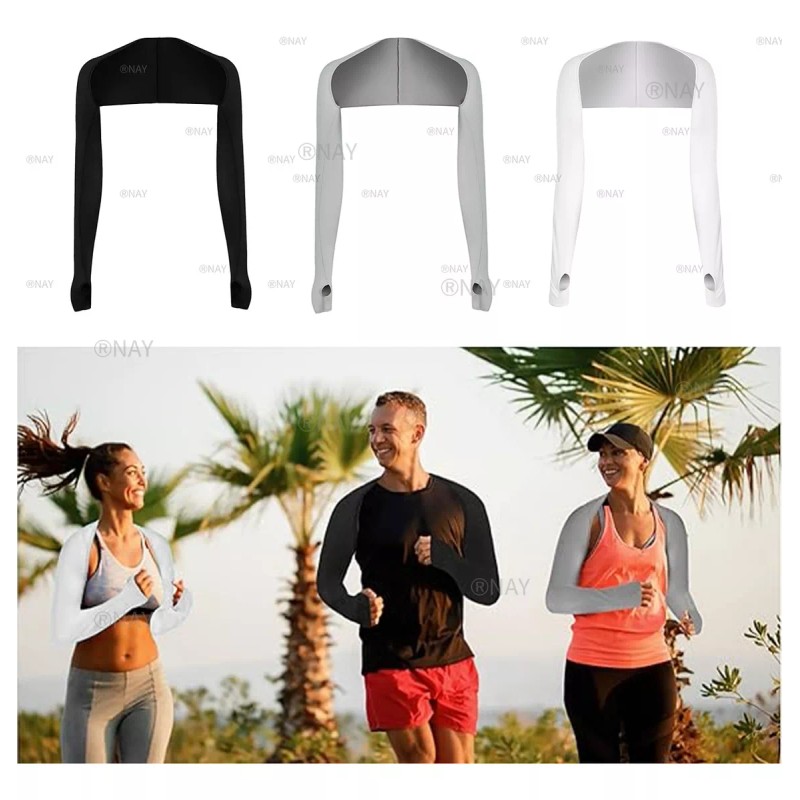 LEONY Manga Del Brazo Del Mantón Con Protección Uv P/ciclismo