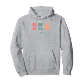 EKG TECH ECG Technician Pullover Hoodie