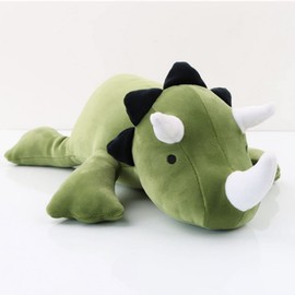 OUKEYI 40cm/15.7''Dinosaur Plush Toy, Dinosaur Plush Pillowfort ， Cute Dinosaur Stuffed Animals Doll Pacify Rag Toy for Kids Fans Dinosaur Plush Figure Toy Gift (green)