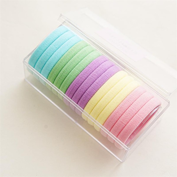 Multi-colored seamless hair band 15 pcs | High elastic headrope