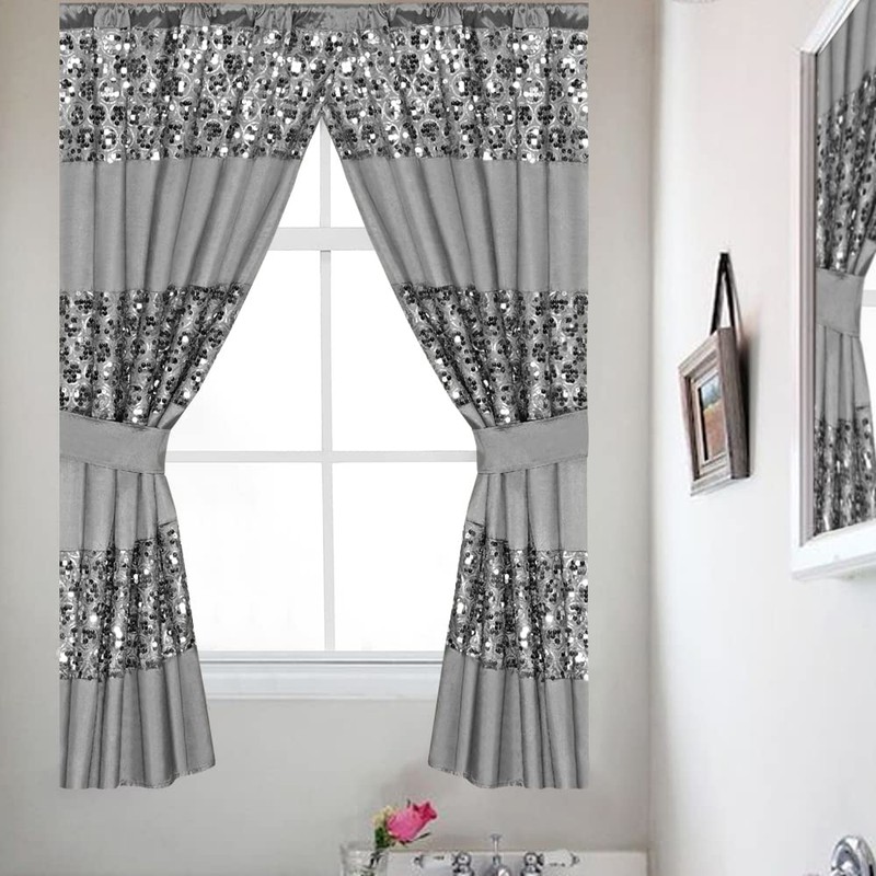 Zahari Home Sinatra Window Curtain Stylish Bathroom Window Curtain,36" x