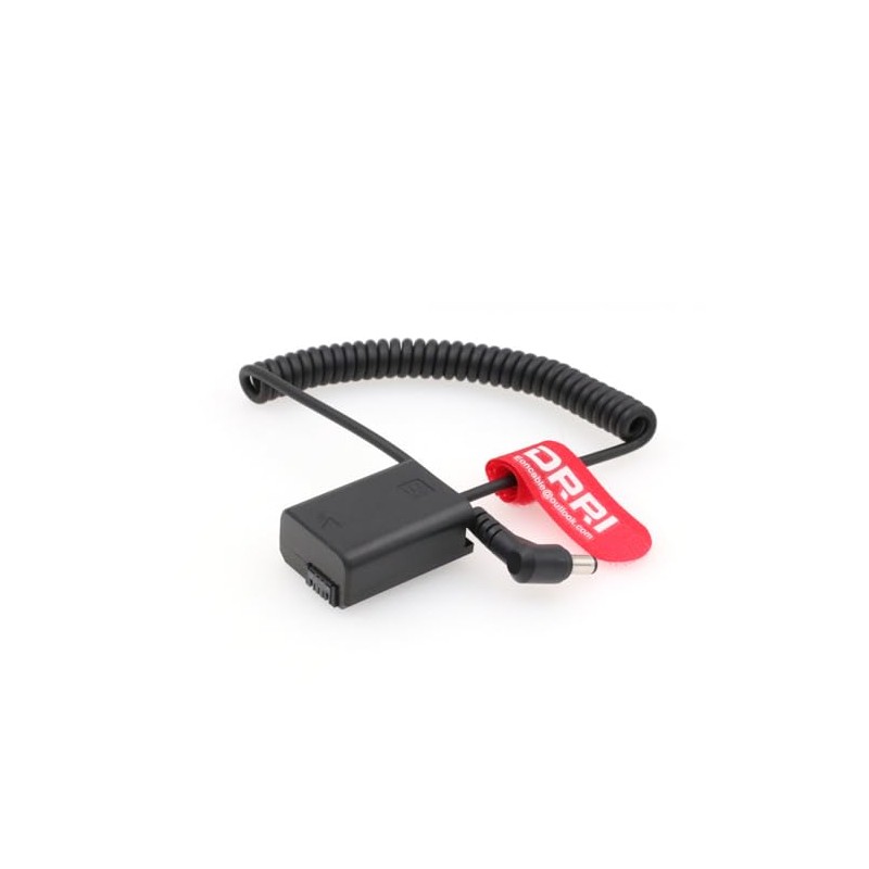 DRRI NP-FW50 Dummy Battery DC Coupler for Sony A7S2 A7S
