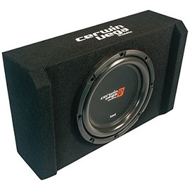 CERWIN Vega H7SE10 10" 2Ω Subwoofer 250W RMS 1000W Max Sealed Shallow Mini Enclosure for Compact Power Bass