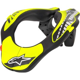 Alpinestars 6540118-155 Unisex-Adult Youth Neck Support Black/Yellow (Multi, one_size)