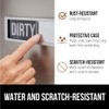 GORILLA GRIP Strong Dishwasher Magnet Clean Dirty Sign, Large Letters