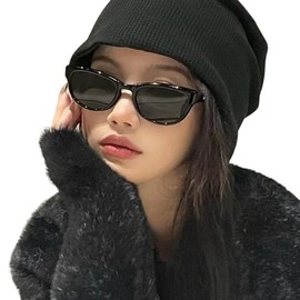 88flix Korean Street Style Sunglasses UV Drive Ocean Beach Outdoor Glasses UV Polarized, Black