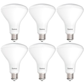 Sunco Lighting Sunco BR30 Light Bulb LED Indoor Flood Lights 3000K Warm White 850 Lumens, E26 Base, 25,000 Lifetime Hours, Interior Dimmable Recessed Can Light, 6 Pack, 11W Equivalent 90W