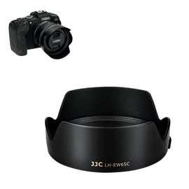 JJC EW-65C Lens Hood for Canon RF 16mm F2.8 STM Lens, Reversible Lens Hood - Reduces Stray Light - Prevents Reflection - Protects Lens