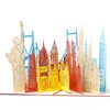 EkiShoal New York Pop Up Card with Envelopes for Cityscape