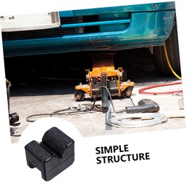 ULTECHNOVO 2pcs Rubber Jack Pads for Floor Jack Support Slotted Design for Enhanced Stability Lightweight Portable Automotive Accessory for Car Lifting Emergency Use