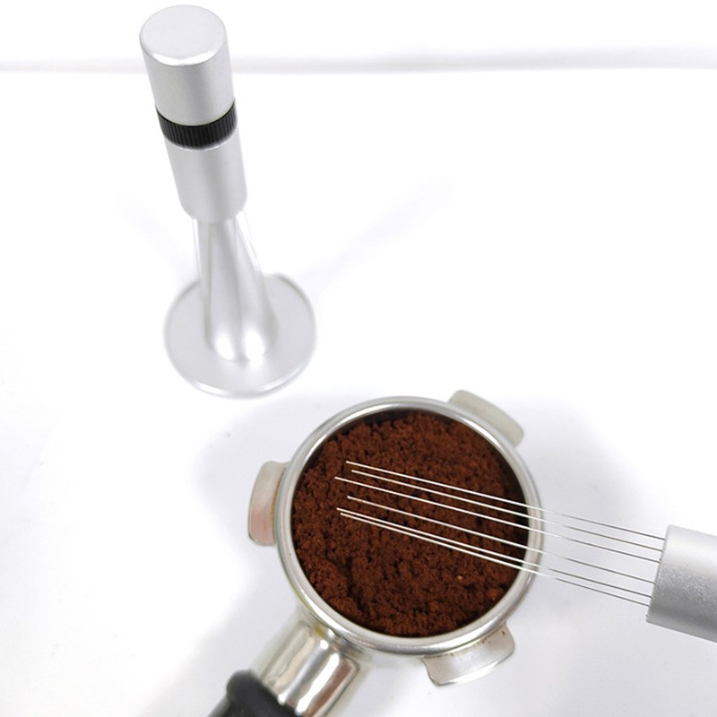 Coffee Powder Distributor Needle Rotatable Stainless Steel Coffee Stirrer Distribution