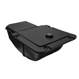 Piiterpart Bed Cargo Partition Storage Bin with Code Lock Compatible with Ford Maverick XL 2025 2024 2023 2022, Truck Rear Side Organizer for Maverick Accessories with 3-Digit Security Code Lock