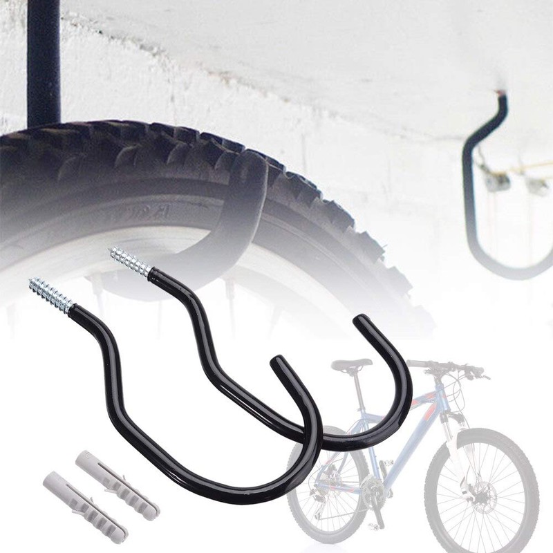 INION Set of 4 ceiling hooks, bicycle hooks, bicycle holder,