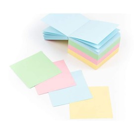 Debden Pastel Square Memo Pad, 500 Sheets