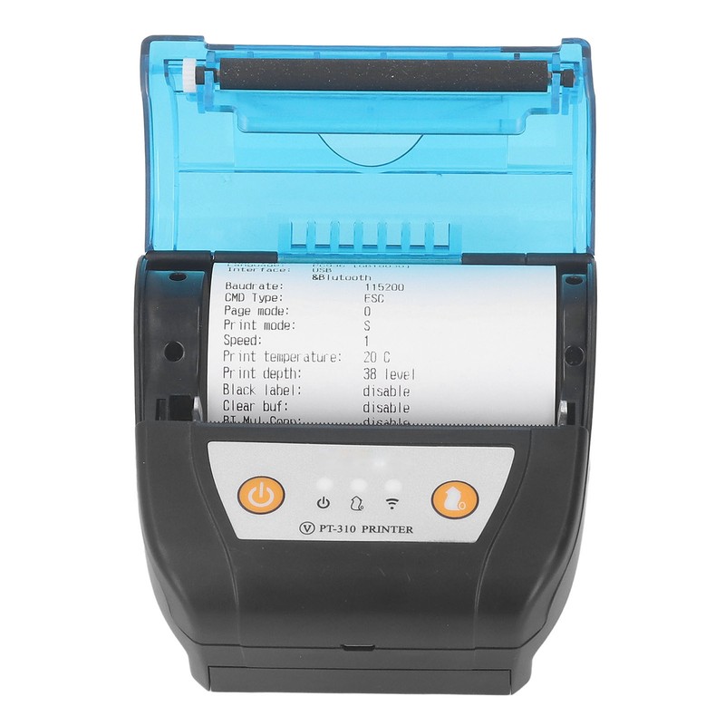 80mm Bluetooth Receipt Printer Portable Label Printer Wireless Thermal Printing