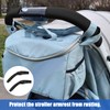 2Pcs Pushchair Handle Covers,PU Leather Pram Handle Cover,Pram Handle Cover,for