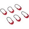 MAXPEDITION Positive Grip Zipper Pulls (Small, EMS Red) Pack of