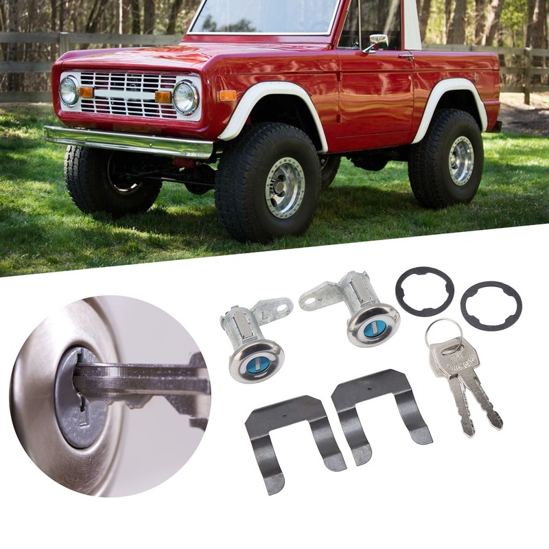 2 Set Door Lock Cylinder 5070001 Anti Theft with Keys
