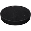 Black Marble 8" Wide x 1" High Round Pedestal Lamp