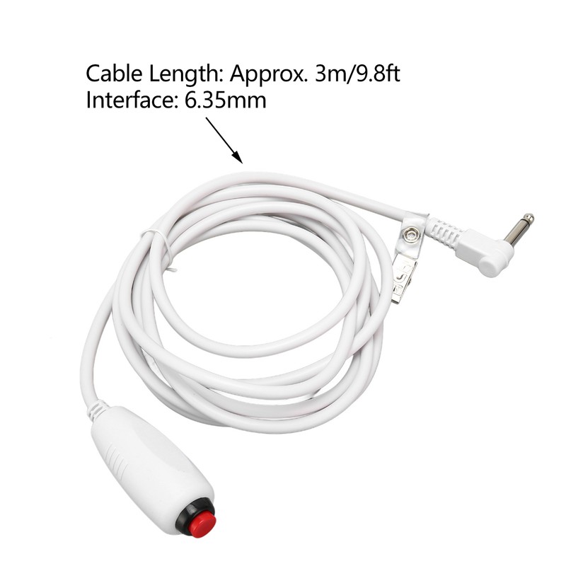 Push Button Cord Universal 6.35mm Interface Replacement Nurse Call Cord